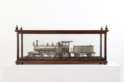 Lot 281 - A finely detailed 4in gauge nickel-plated 4-4-0 live steam locomotive 'Argentina' and tender