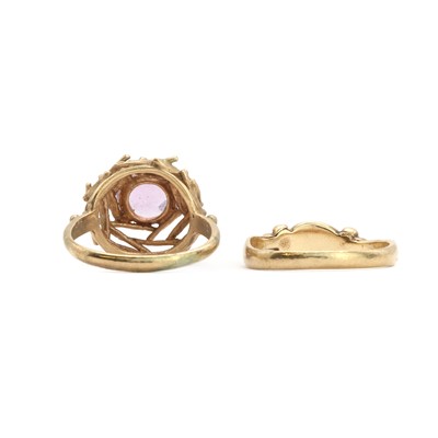 Lot 193 - Two gem set rings