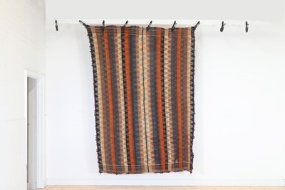 Lot 487 - A jajim kilim wool rug