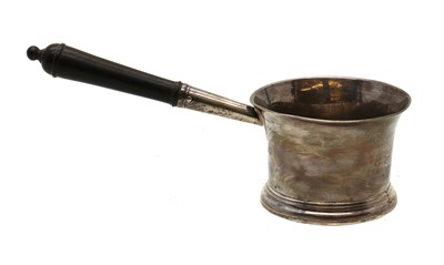 Lot 55 - A George III silver brandy pan