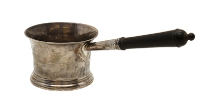 Lot 55 - A George III silver brandy pan