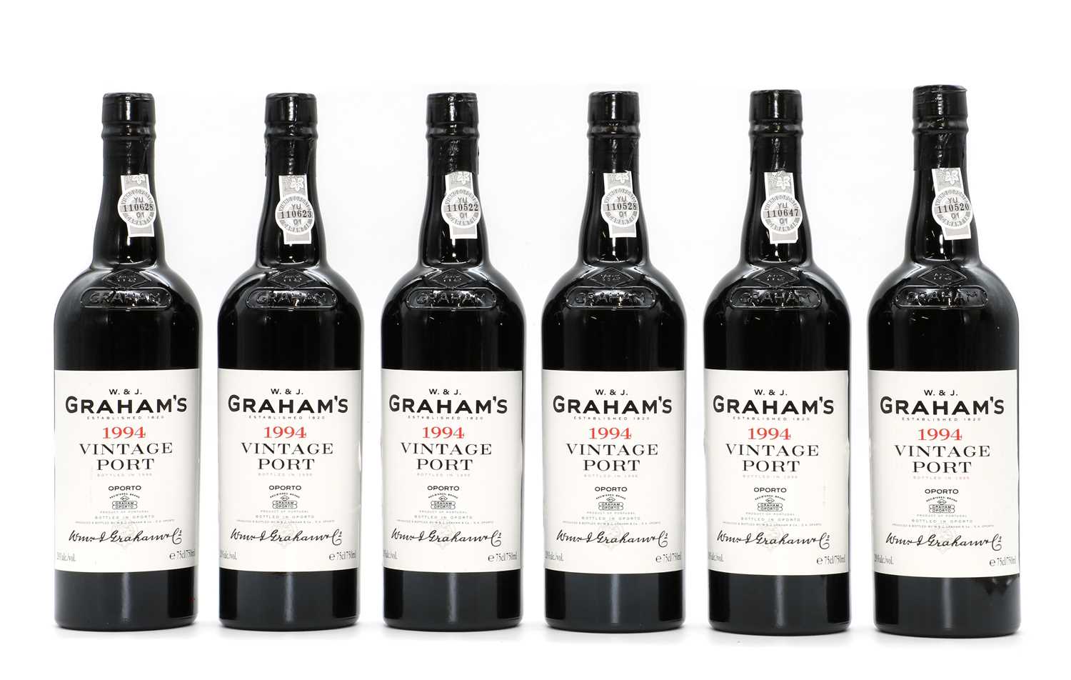 Lot 269 - Grahams, Vintage Port, 1994 (6, OWC)