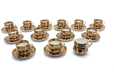Lot 100 - A Royal Crown Derby 'Imari' pattern coffee service