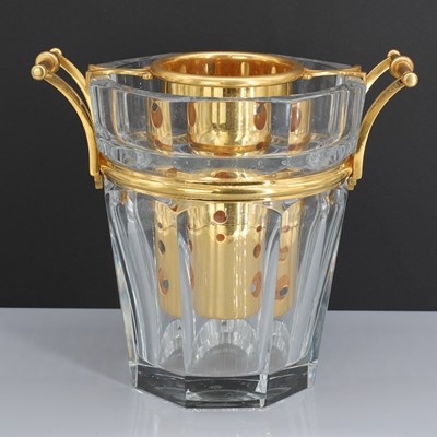 Lot 242 - A Baccarat 'Harcourt' glass champagne cooler