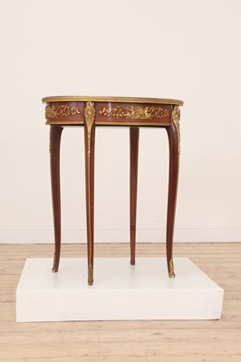 Circa 1900 French Louis XVI Style Occasional Table with Parquetry