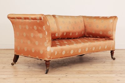 Lot 239 - A small late Victorian sofa by Howard & Sons