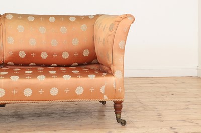 Lot 239 - A small late Victorian sofa by Howard & Sons