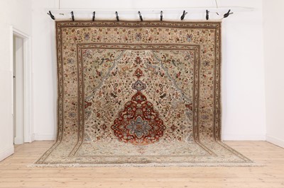 Lot 213 - A Persian wool carpet