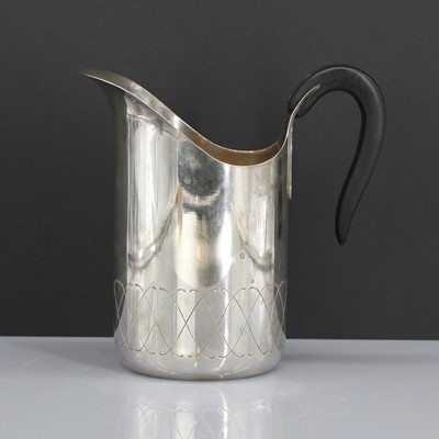 Lot 446 - A Danish sterling silver water jug