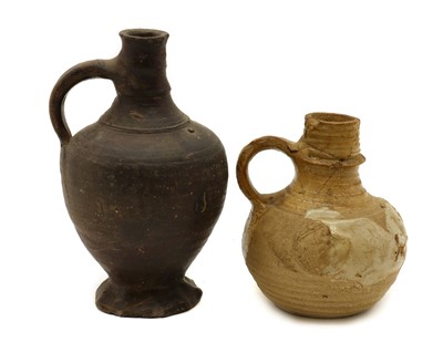 Lot 141 - Two Siegburg stoneware jugs