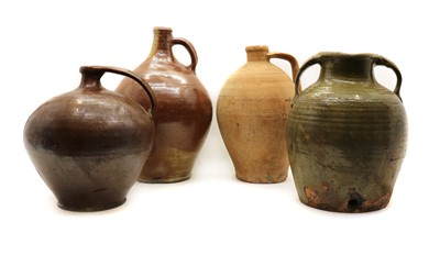 Lot 156 - Two glazed stoneware jugs