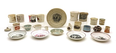 Lot 105 - A collection of christening and nursery china