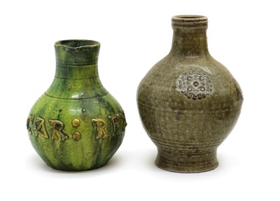 Lot 157 - A collection of stoneware and earthenware jugs and vessels