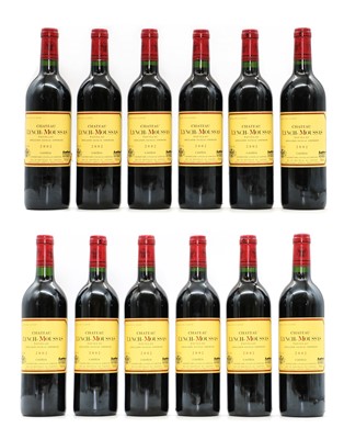 Lot 114 - Chateau Lynch-Moussas, Pauillac, 2002 (12, OWC)