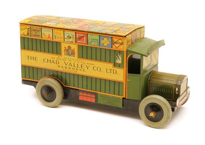 Lot 223 - A Chad Valley clockwork tinplate delivery lorry