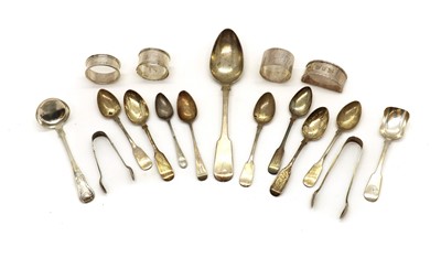Lot 16 - A collection of silver flatware