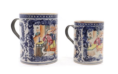 Lot 130 - A Cantonese porcelain mug