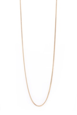 Lot 1139 - A 9ct gold curb link chain, by UnoAErre