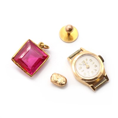 Lot 1547 - A collection of gold jewellery