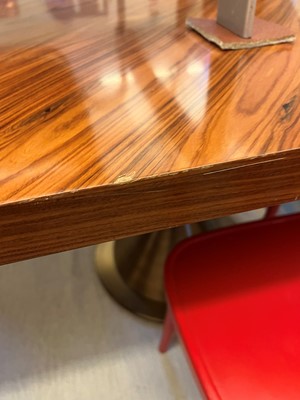 Lot 493 - A Jonathan Adler 'Caracas' extending dining table