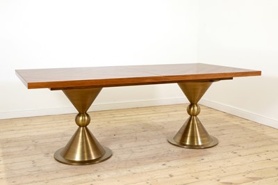 Lot 493 - A Jonathan Adler 'Caracas' extending dining table