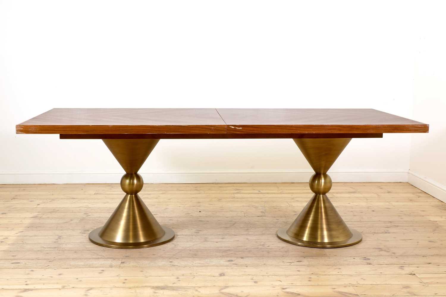 Lot 493 - A Jonathan Adler 'Caracas' extending dining table
