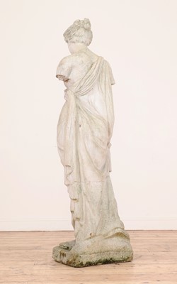 Lot 106 - A composition stone classical figure