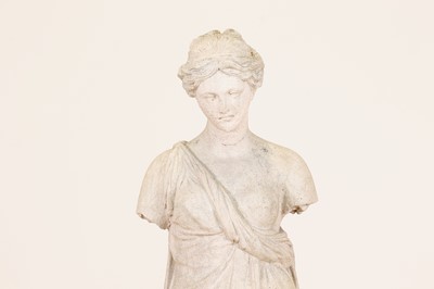 Lot 106 - A composition stone classical figure