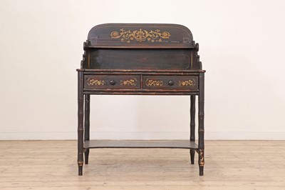 Lot 98 - A Regency painted pine washstand