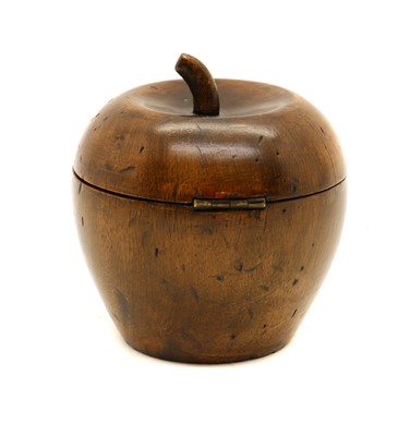 Lot 274 - A Georgian style walnut tea caddy