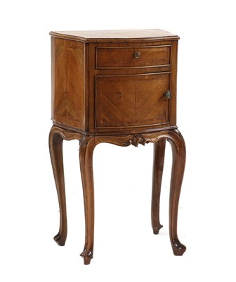 Lot 542 - A French bedside cabinet