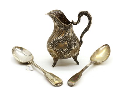 Lot 35 - A George III silver serving spoon