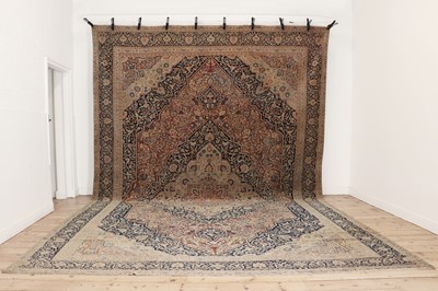 Lot 72 - A fine Persian Hadji Jalili wool carpet