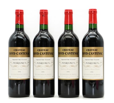 Lot 61 - Chateau Boyd-Cantenac, Margaux, 1996 (4)