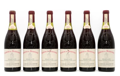 Lot 206 - Chateauneuf-du-Pape, Chateau de Beaucastel, 1989 (6)