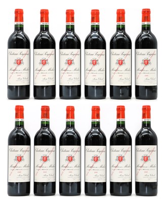 Lot 140 - Chateau Poujeaux, Moulis-en-Medoc, 1995 (12, OWC)