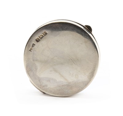 Lot 48 - A small silver compact