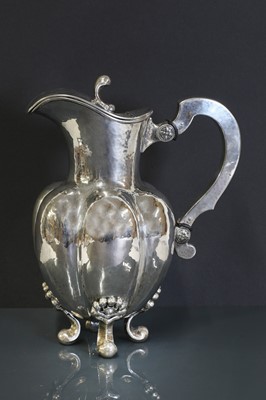 Lot 448 - A Norwegian silver coffee pot