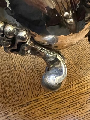 Lot 448 - A Norwegian silver coffee pot