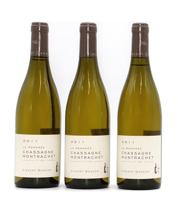 Lot 33 - Chassagne Montrachet, 1er Cru, La Romanee, Domaine Vincent Dancer, 2011 (3)