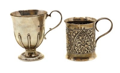 Lot 44 - A Victorian silver Christening mug
