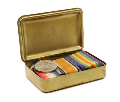 Lot 232 - A WWI medal trio