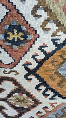 Lot 331 - A near pair of kilim rugs