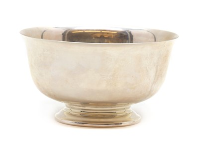Lot 34 - An American silver bowl