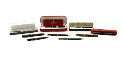 Lot 377 - A collection of fountain pens