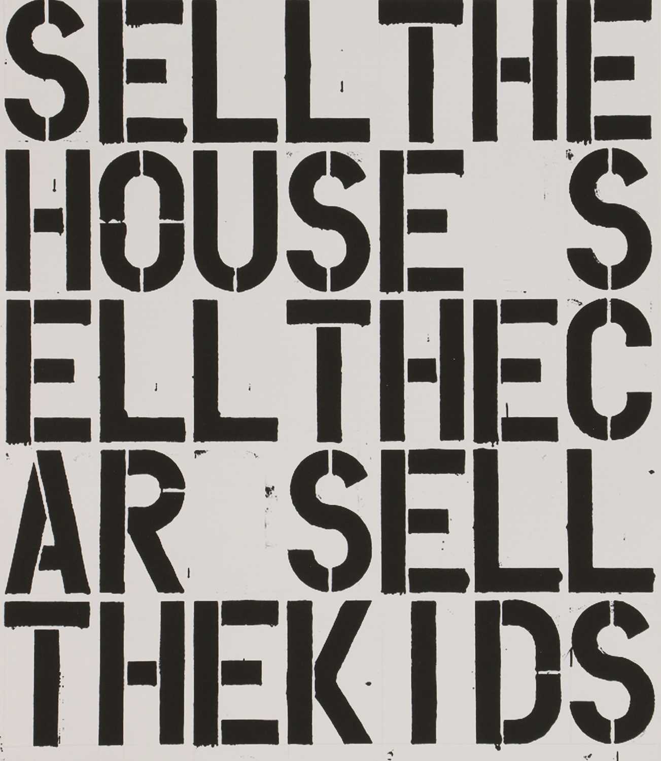 Lot 227 - Christopher Wool (American, b.1955)