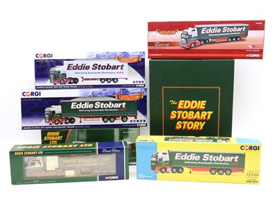 Lot 224 - A collection of seven Corgi Eddie Stobart models