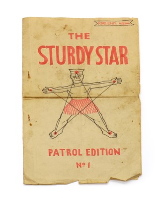 Lot 235A - A unique World War II submarine magazine 'The Sturdy Star'