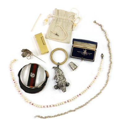 Lot 160 - A collection of silver and jewellery