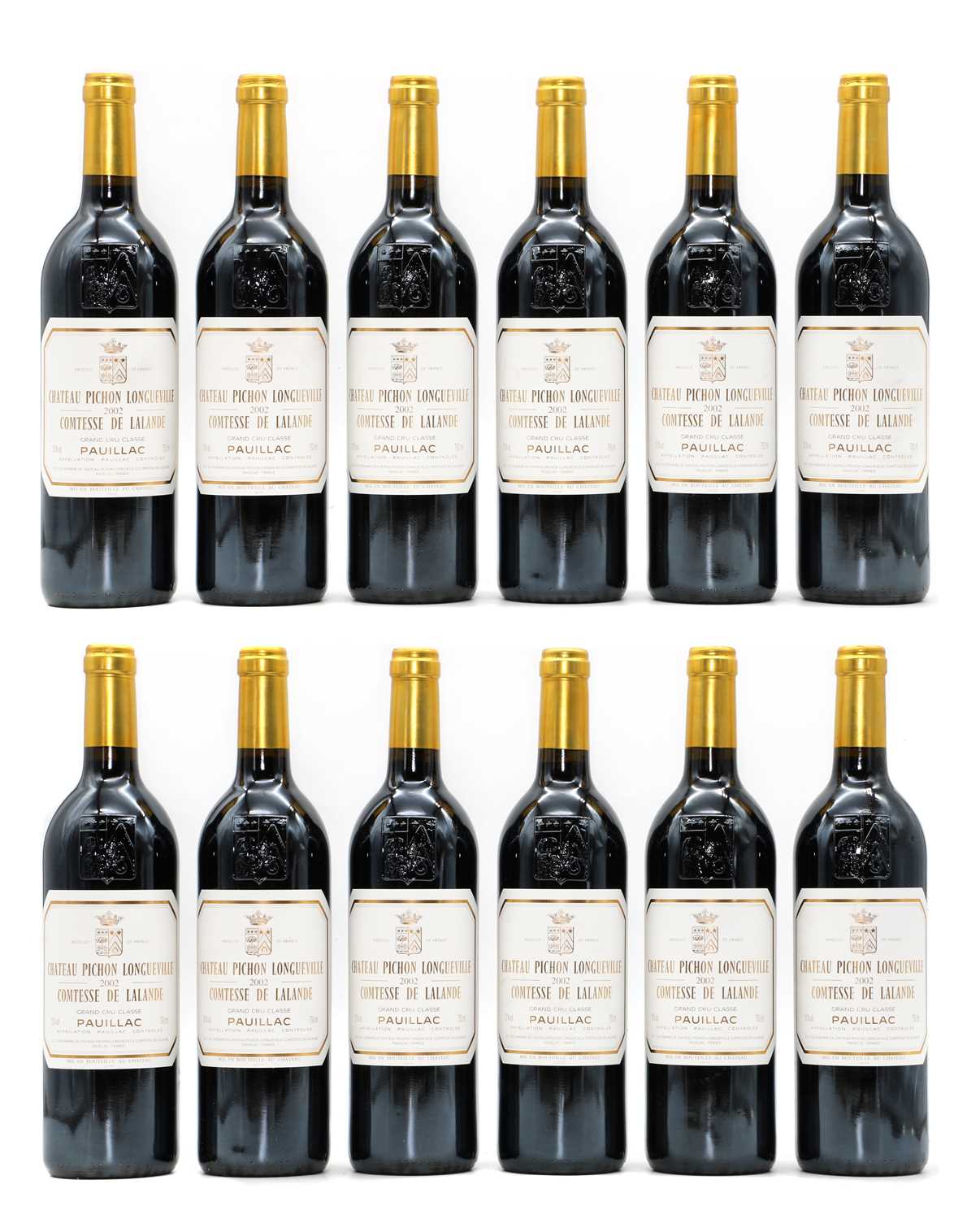 Lot 133 - Chateau Pichon Longueville, Comtesse de Lalande, Pauillac, 2002 (12, OWC)